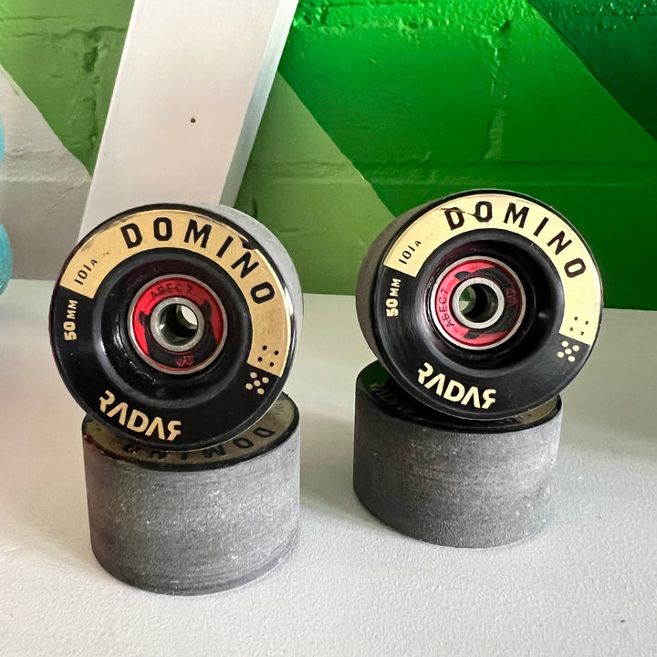 Radar - Domino 50mm Wheels 4pk - Gold 101a