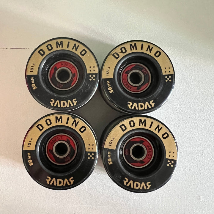 Radar - Domino 50mm Wheels 4pk - Gold 101a
