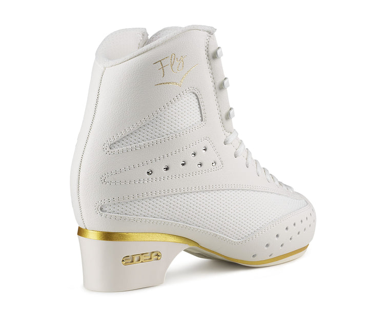 Edea roller skate boot Fly in white: back view