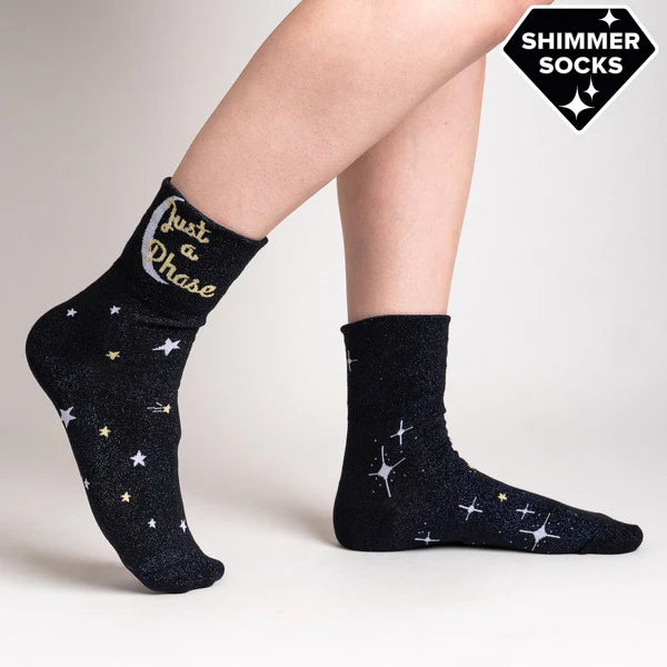 Sock it to Me Turn Cuff crew socks - Just a Phase