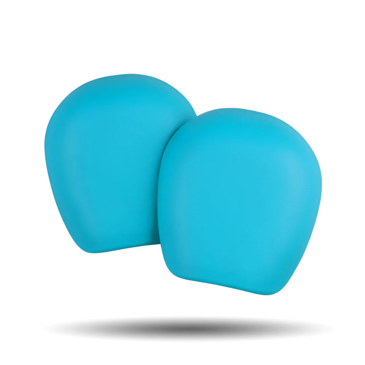 187 Killer Pads Replacement Knee Pads Caps in Electric Blue.