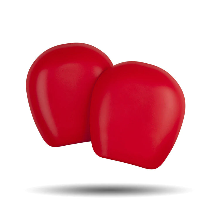 187 Killer Pads Replacement Knee Pads Caps in Red.