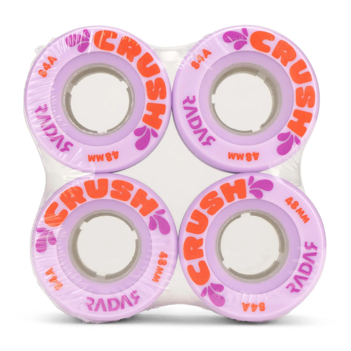 Radar Crush wheels in Lavender purple.