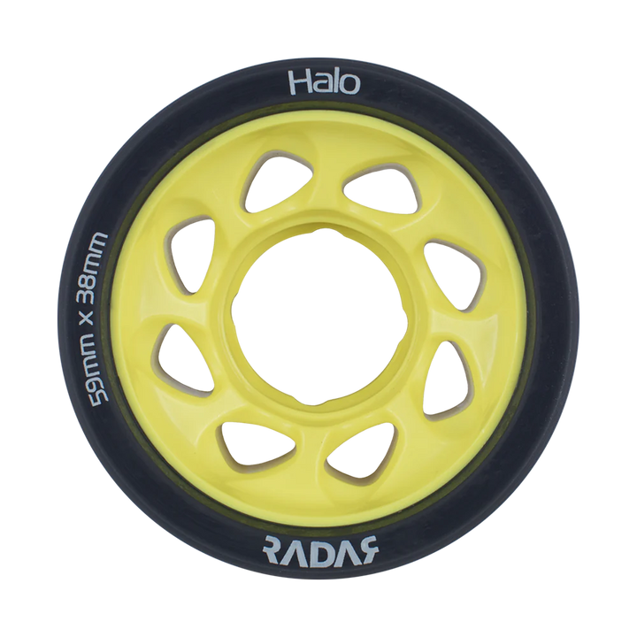 Radar Halo wheels in yellow.