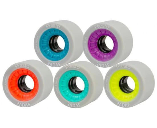 Radar Presto wheels in 5 colours.