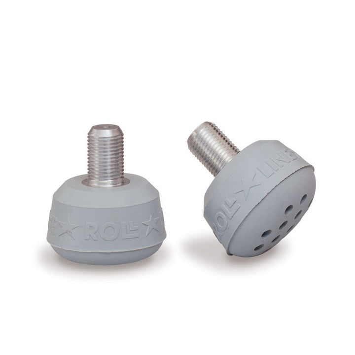 Roll-Line standard toe stops in grey.