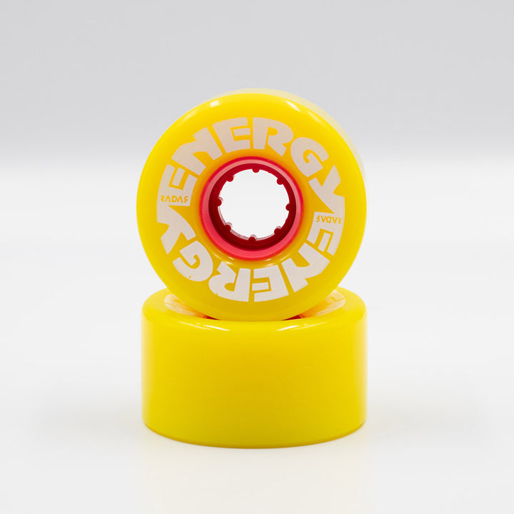 Radar Energy 57mm wheels in Yellow.