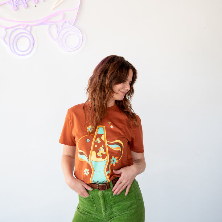 RollerFit - Skate Lava T Shirt - Copper