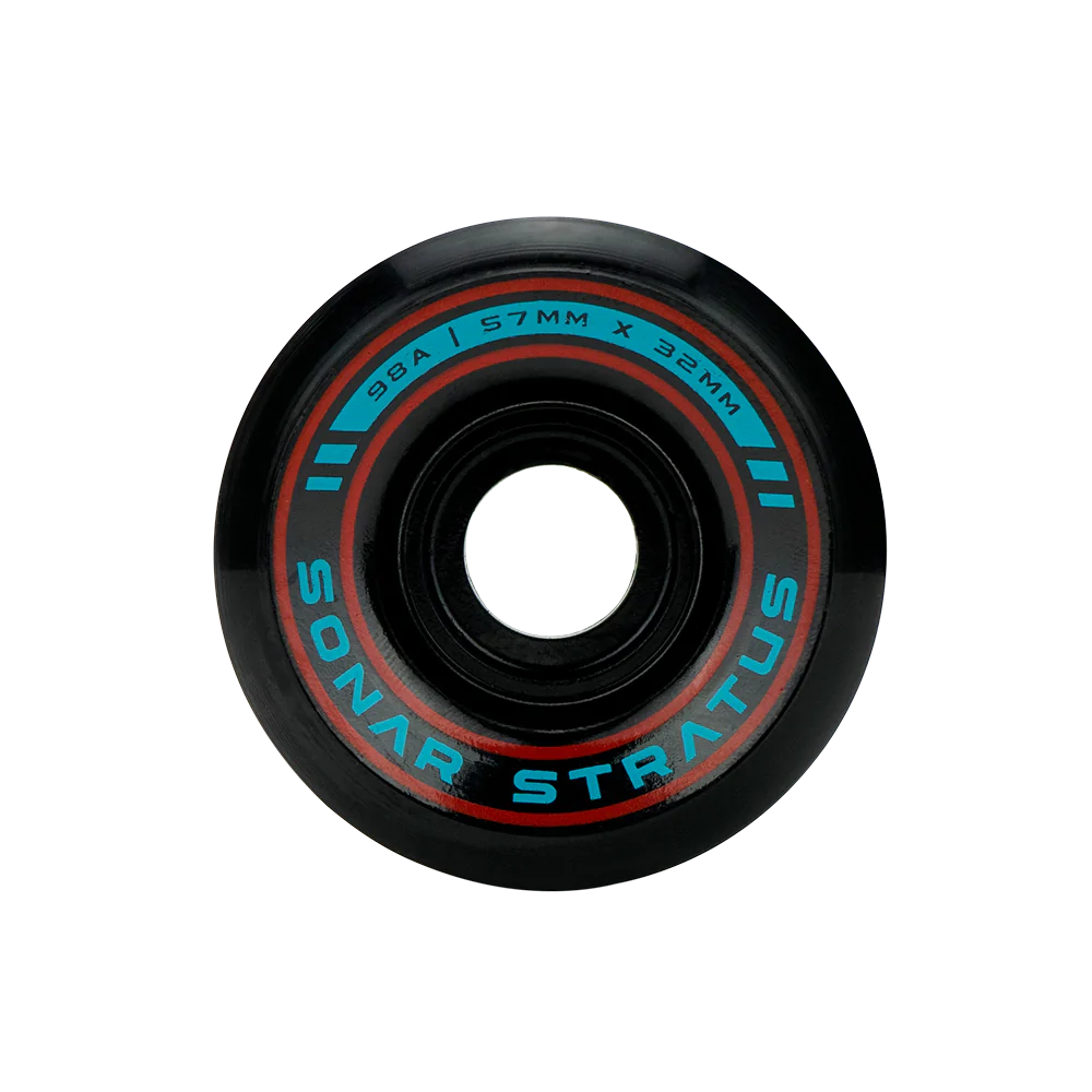 Black Sonar Stratus wheels.