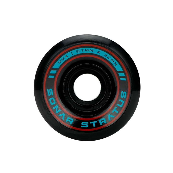 Black Sonar Stratus wheels.