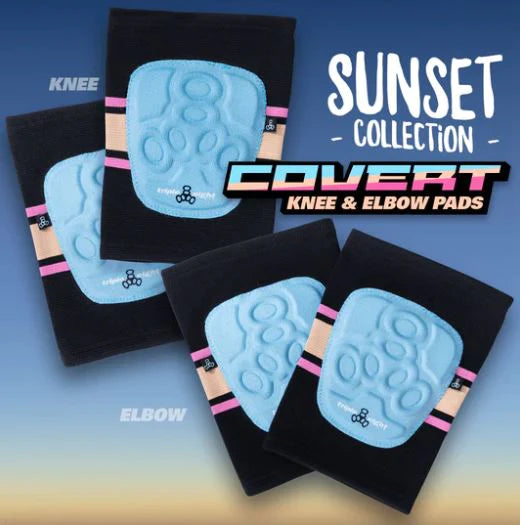 Triple 8 covert knee and elbow pads.