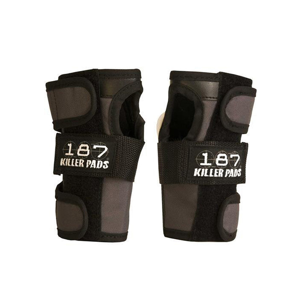 187 Killer Pads Wrist Guards in Grey.