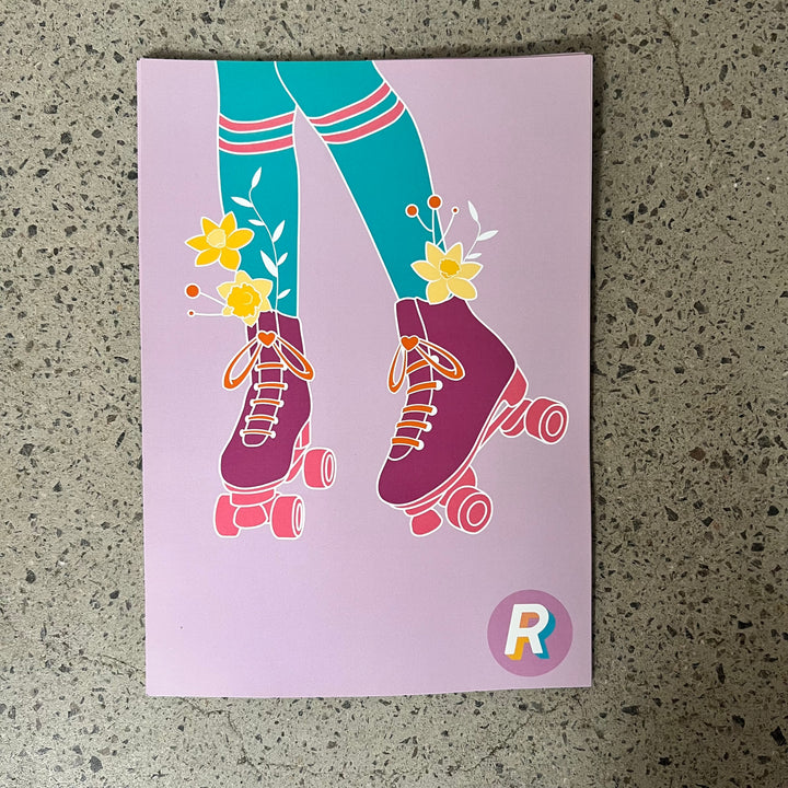 RollerFit - Skate Daffodil Art Print