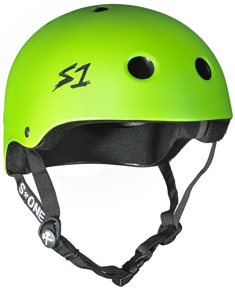 S-One Lifer Helmet in bright green matte.