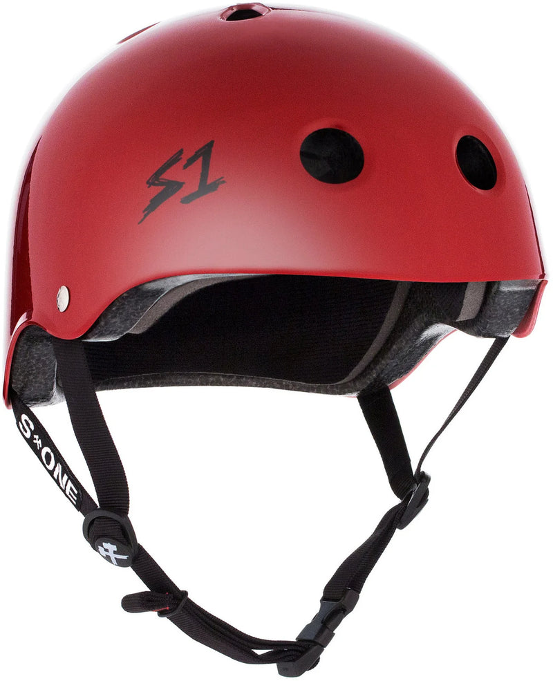S-One Lifer Helmet in blood red gloss.