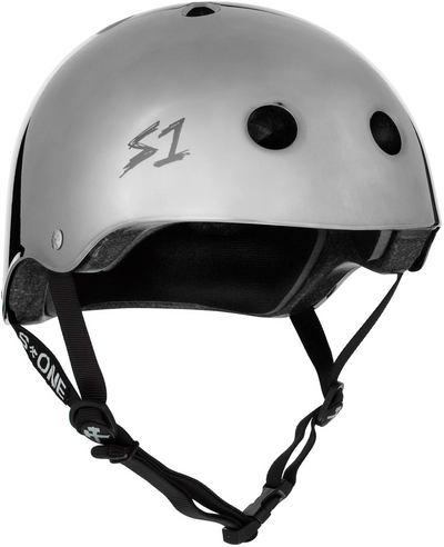 S-One Lifer Helmet in silver mirror.