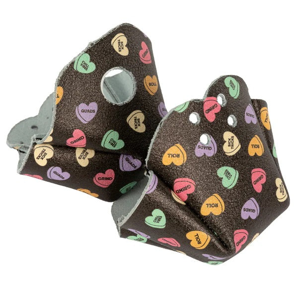 Chaya Melrose roller skate Toe Guards in Hearts print