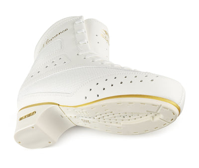 Edea roller skate boot Flamenco in white: bottom view