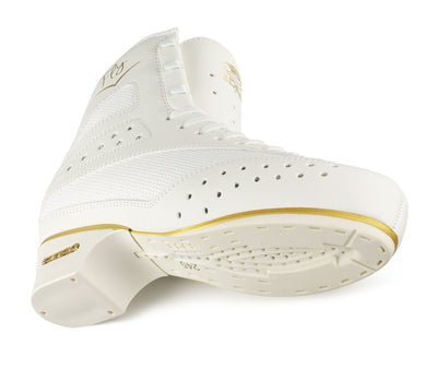 Edea roller skate boot Fly in white: bottom view