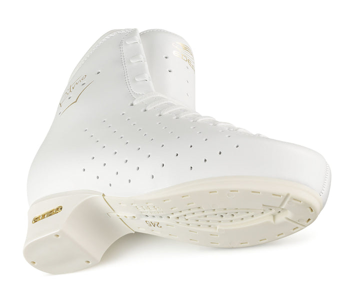Edea roller skate boot Ritmo in white: bottom view