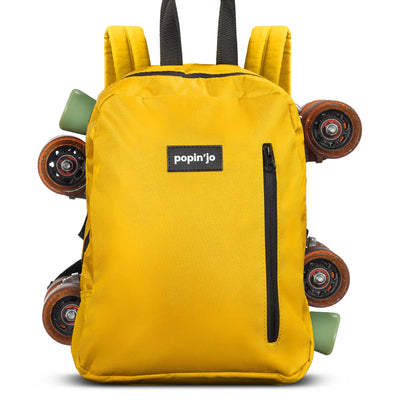 popin'jo skate bag in yellow.