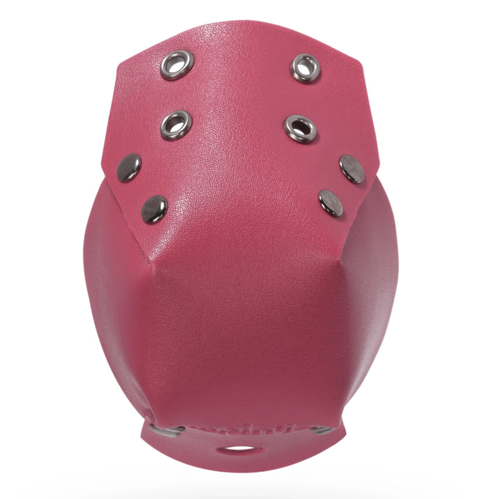 A vegan leather toe guard made by popin'jo to protect your roller skates.