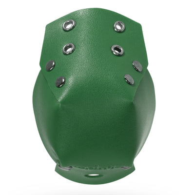 A vegan leather toe guard made by popin'jo to protect your roller skates.