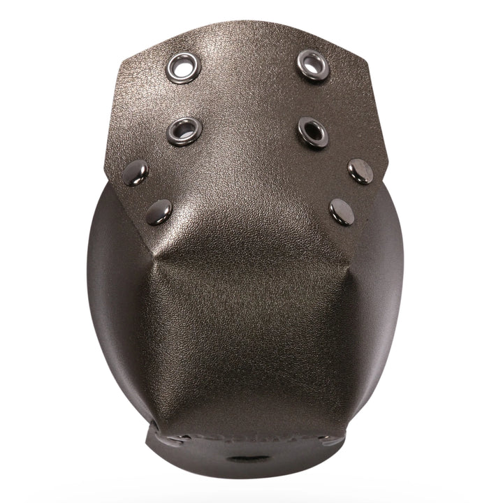 A vegan leather toe guard made by popin'jo to protect your roller skates.