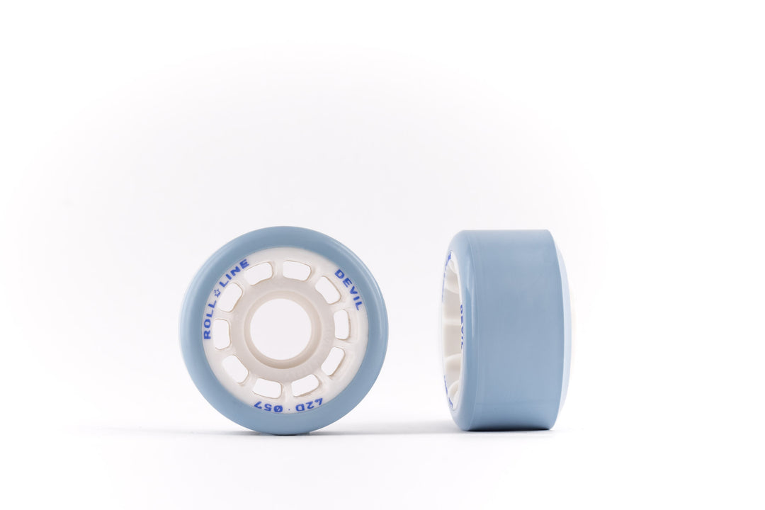 Roll-Line Devil wheels in 42d Light Blue.