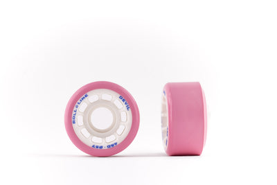 Roll-Line Devil wheels in 45d Pink.