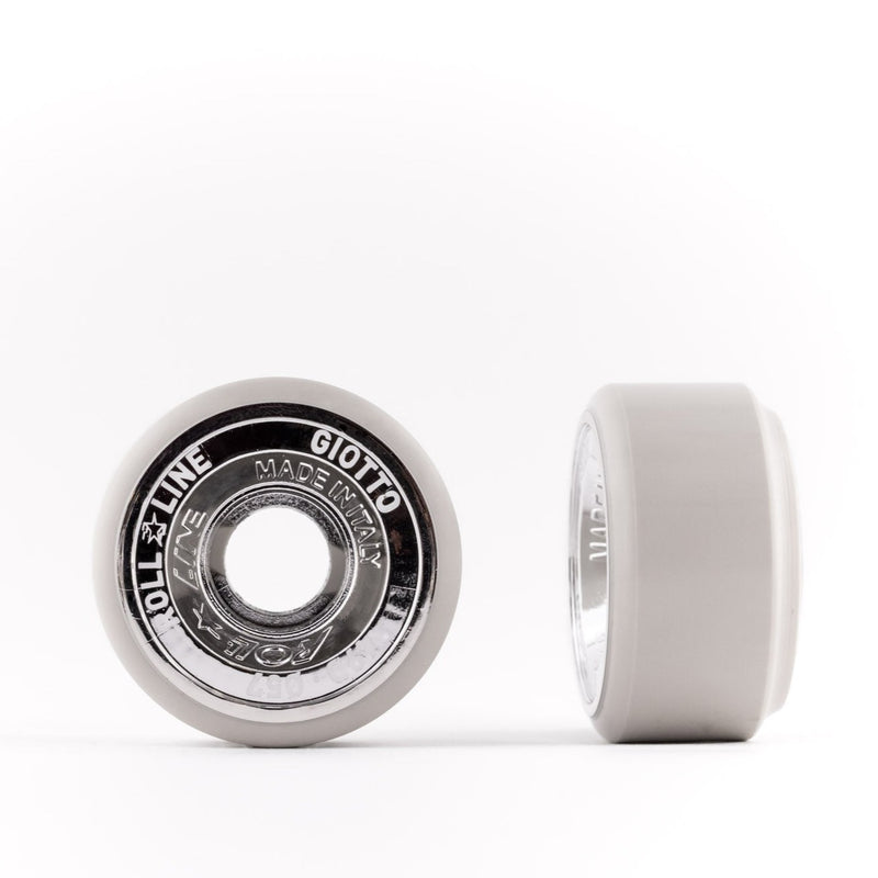 Roll-Line Giotto 57mm wheels in 49d grey