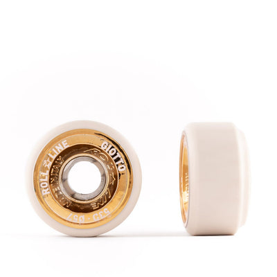 Roll-Line Giotto 57mm wheels in 53d cream