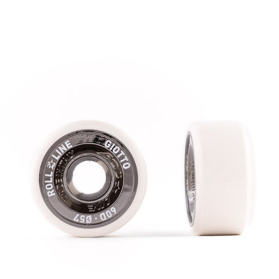 Roll-Line Giotto 57mm wheels in 60d white