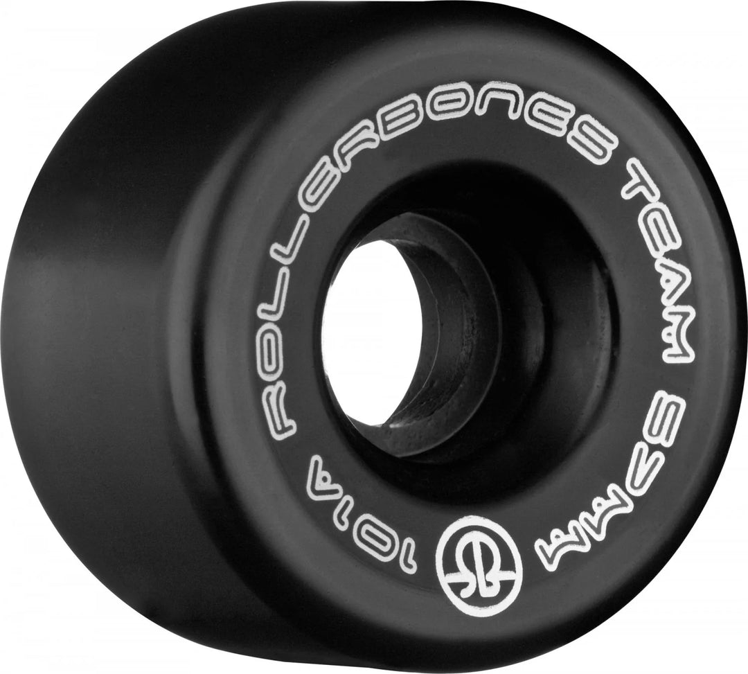 Rollerbones Team Logo roller skate wheels in black