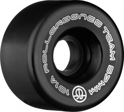 Rollerbones Team Logo roller skate wheels in black