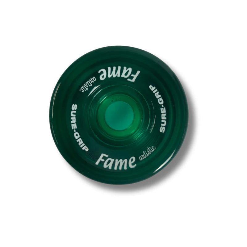 Sure-Grip Fame wheel in clear green