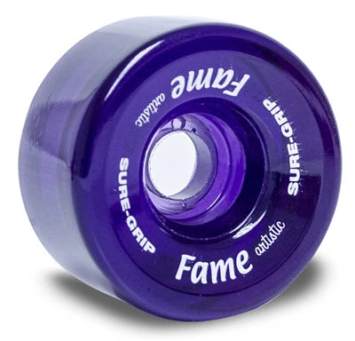 Sure-Grip Fame wheel in clear purple