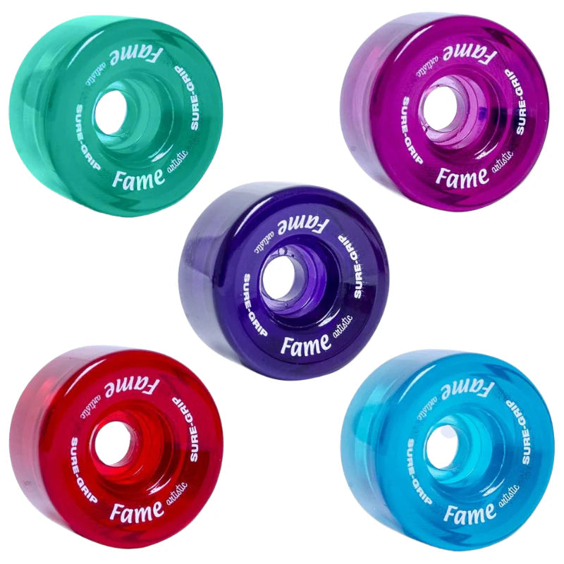 Sure-Grip Fame wheel in 5 clear colours