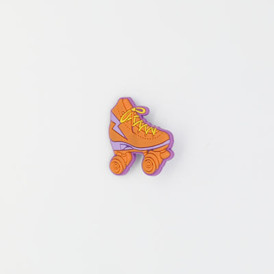 Croc charms designed for roller skaters. This design is the classic skate