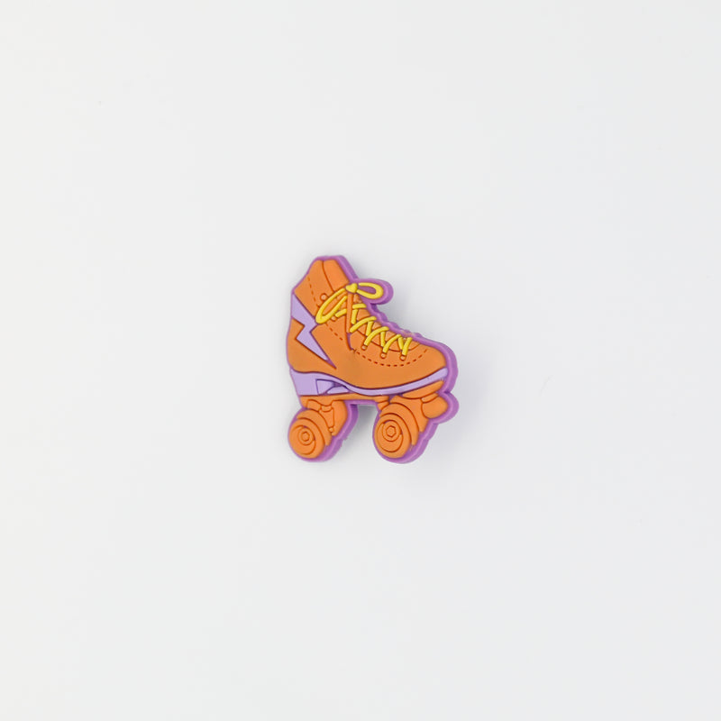 Croc charms designed for roller skaters. This design is the classic skate