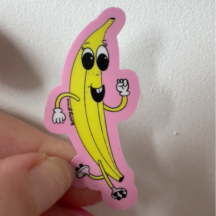 RollerFit - Bananas About Roller Skating Sticker