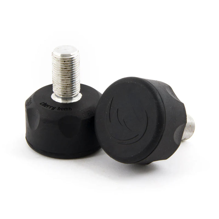 Pair of Chaya Controller roller skate toe stops in black