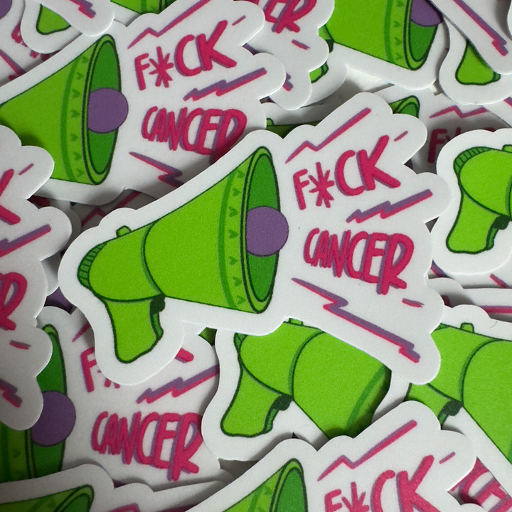 RollerFit - F*** Cancer Sticker