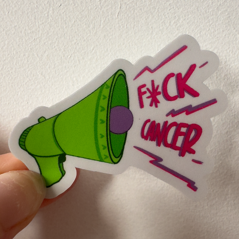 RollerFit - F*** Cancer Sticker
