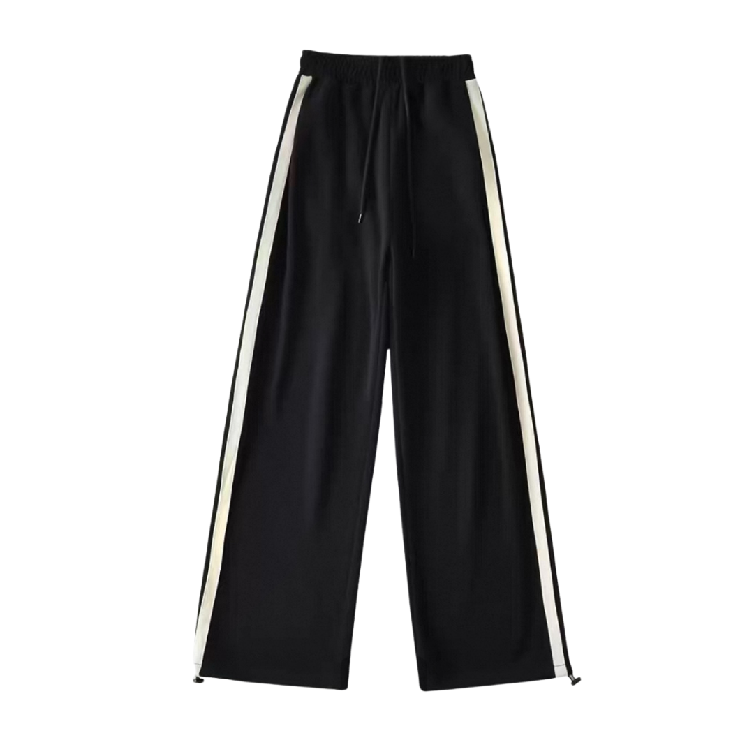 RollerFit - Wide Leg Stripe Track Pants