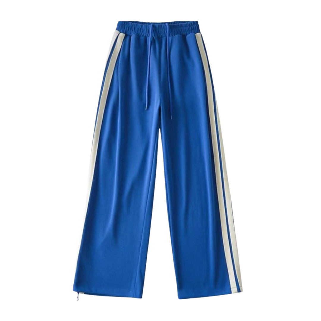RollerFit - Wide Leg Stripe Track Pants