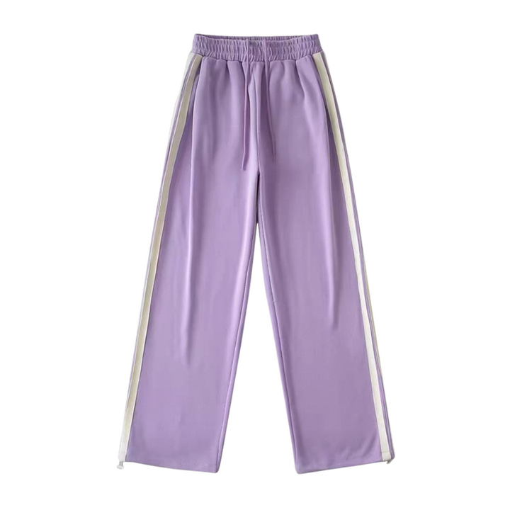 RollerFit - Wide Leg Stripe Track Pants