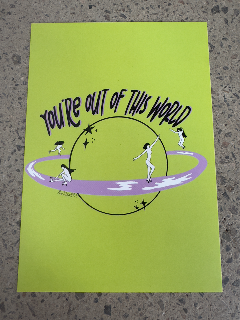 RollerFit - You're Out of this World Art Print