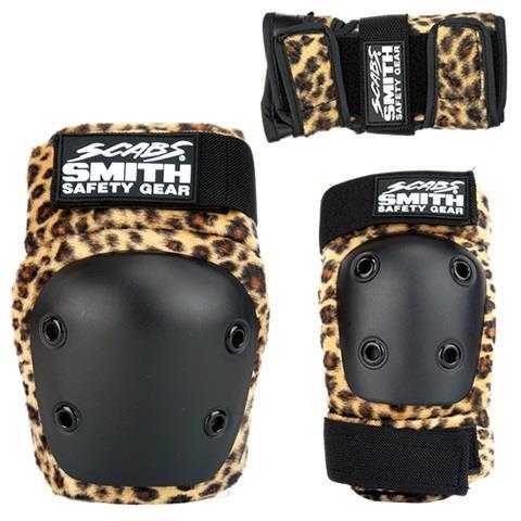 Smith Scabs protective pad pack in leopard.