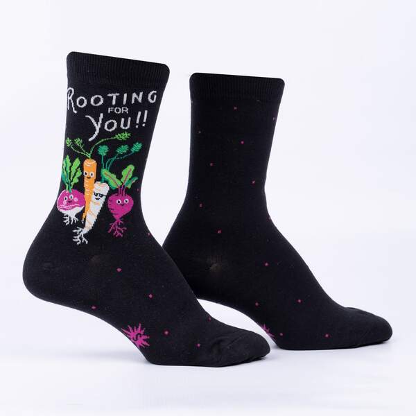 Sock It To Me - Womens Crew Socks - Rooting For You
